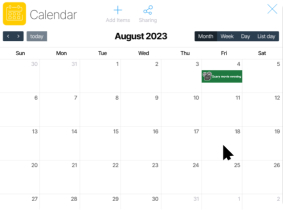 Calendar Calendar